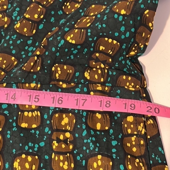 TRIBALBYN Womens African Abstract Off Shoulder Bell Sleeves Romper Size XXL - Picture 12 of 16